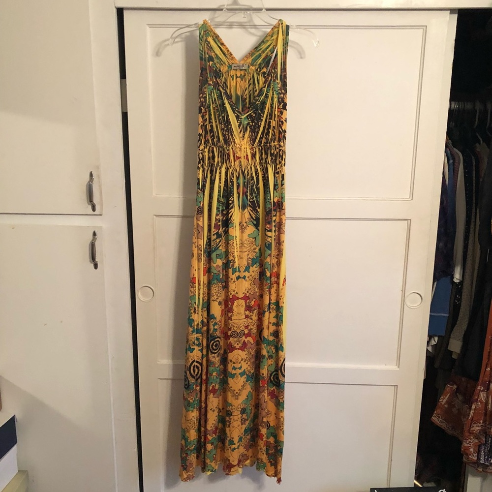 Butterfly print maxi dress!!